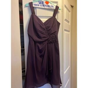 Purple bridesmaid dress